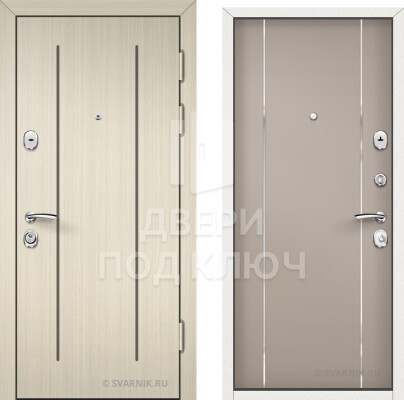 Металлическая входная утепленная дверь в офис ДПК-10009